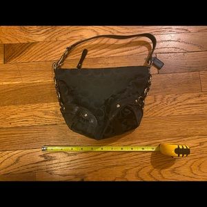 Small black Coach purse